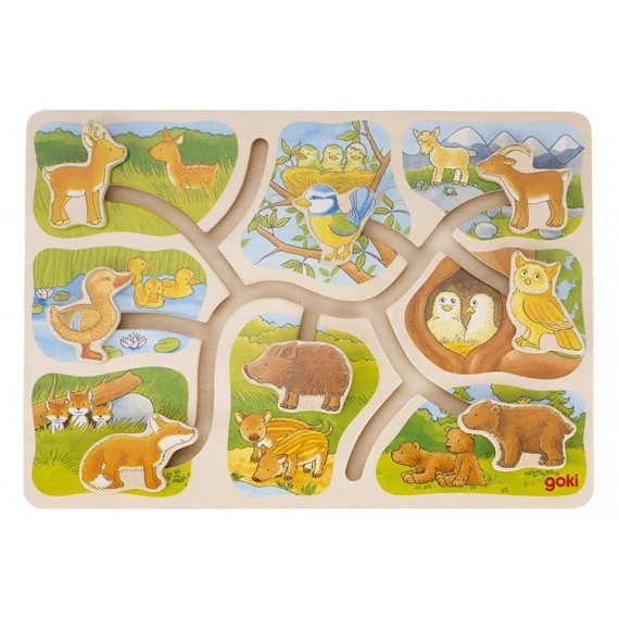 Puzzle à Pousser Bébés Animaux 1 Puzzle à Pousser Bébés Animaux