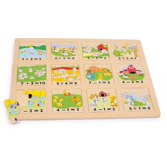 Puzzle Compter Les Animaux 1 Puzzle Compter Les Animaux