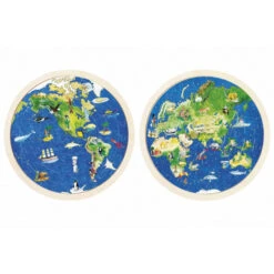 Puzzle En Bois Globe Terrestre