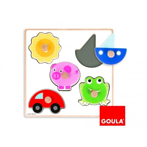 Puzzle Encastrement 5 Couleurs (5 Pièces) 1 Puzzle Encastrement 5 Couleurs (5 Pièces)