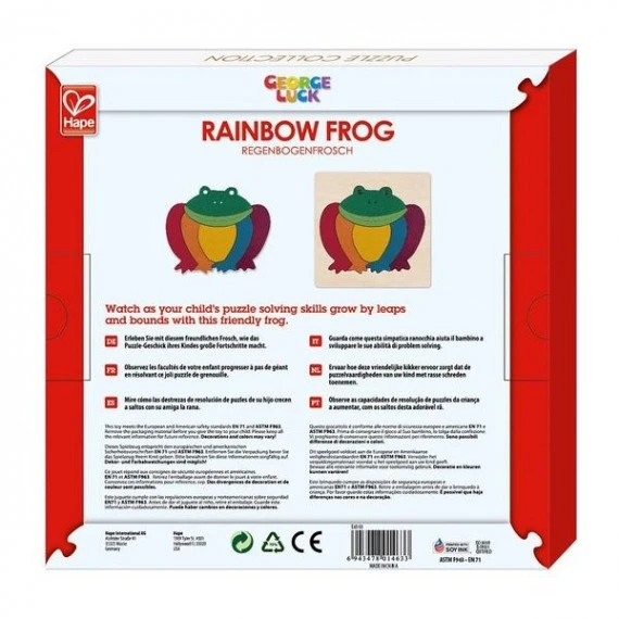 Puzzle Grenouille Arc En Ciel 3 Puzzle Grenouille Arc En Ciel – Image 3