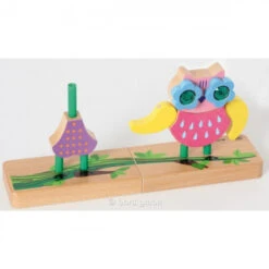 Puzzle Magnétique Vertical En Bois : Les Hiboux 8 Puzzle Magnétique Vertical En Bois : Les Hiboux -Jouer Apprendre Promos Magasin puzzle magnetique vertical en bois les hiboux 3
