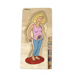 Puzzle Maman/Bébé En Bois 6 Puzzle Maman/Bébé En Bois -Jouer Apprendre Promos Magasin puzzle maman bebe en bois 2