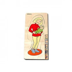 Puzzle Maman/Bébé En Bois