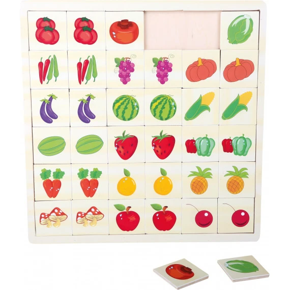 Puzzle-mémo Fruits Et Légumes 2 Puzzle-mémo Fruits Et Légumes – Image 2