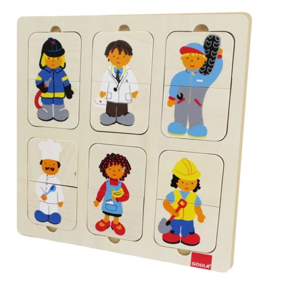 Puzzle Métiers (12 Pcs) 2 Puzzle Métiers (12 Pcs) – Image 2