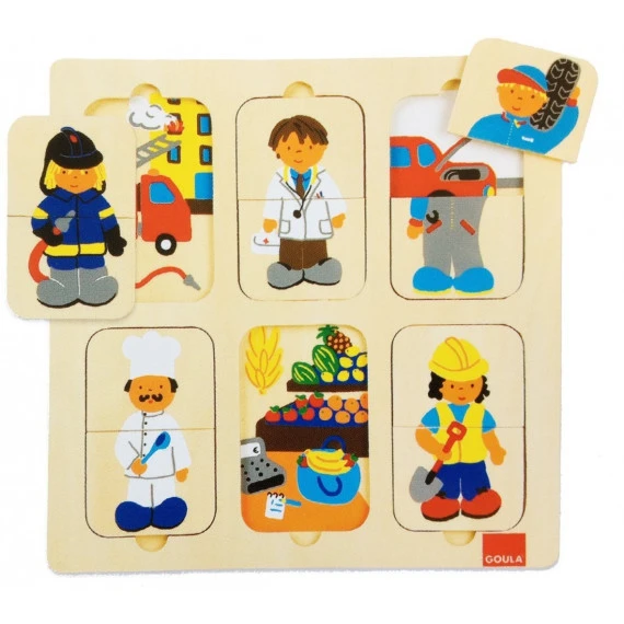 Puzzle Métiers (12 Pcs) 1 Puzzle Métiers (12 Pcs)