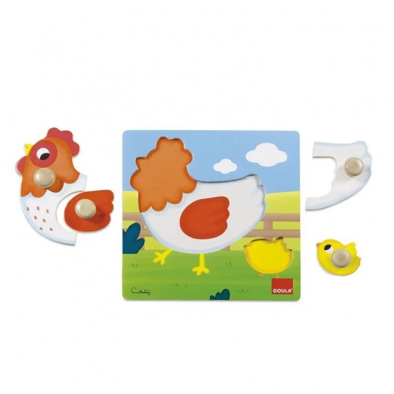 Puzzle Poule 4 Pcs 2 Puzzle Poule 4 Pcs – Image 2