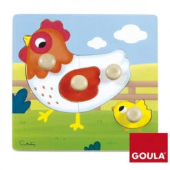 Puzzle Poule 4 Pcs