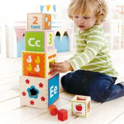 Pyramide De Cubes Gigogne En Bois 9 Pyramide De Cubes Gigogne En Bois -Jouer Apprendre Promos Magasin pyramide de cubes gigogne en bois 3