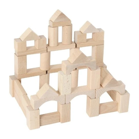 Sac De 100 Cubes En Bois Naturel 1 Sac De 100 Cubes En Bois Naturel