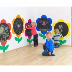 Tableaux Noirs Fleurs (set De 5) -Jouer Apprendre Promos Magasin tableaux noirs fleurs set de 5 2